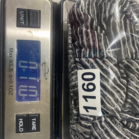 Chicos 3 Open Front Cardigan Womens Size US XL Striped Black & White Knit Lagenl - Picture 12 of 12